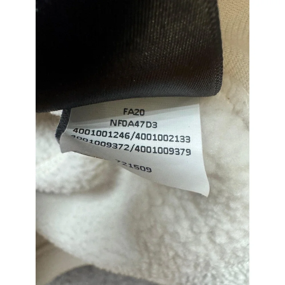 The North Face Gemma Fleece Hooded Sherpa Jacket White Black Womens Size M - Picture 8 of 14